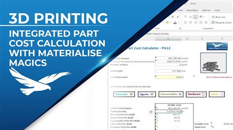 Price tag for materialise magics